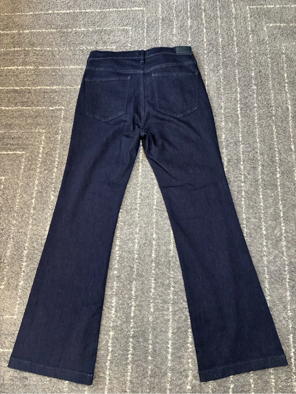 Express Women's Deep Indigo Flared Jeans